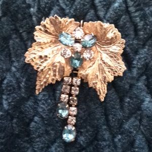 Vintage Scitarelli signed pin and pendant